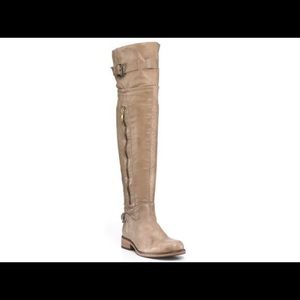 Steve Madden SEVEN over the knee boots TAUPE